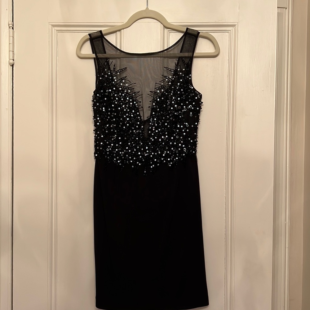 Black Beaded Dress